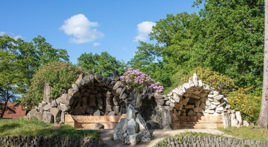 Ferienwohnung Im Gutshof Direkt Gegenueber Dem Schloss, Rhododendronpark Mit Terrasse Und Wlan Kromlau 외부 사진